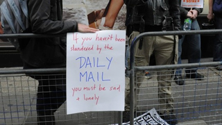 Activists Picket <em>The Daily Mail</em>